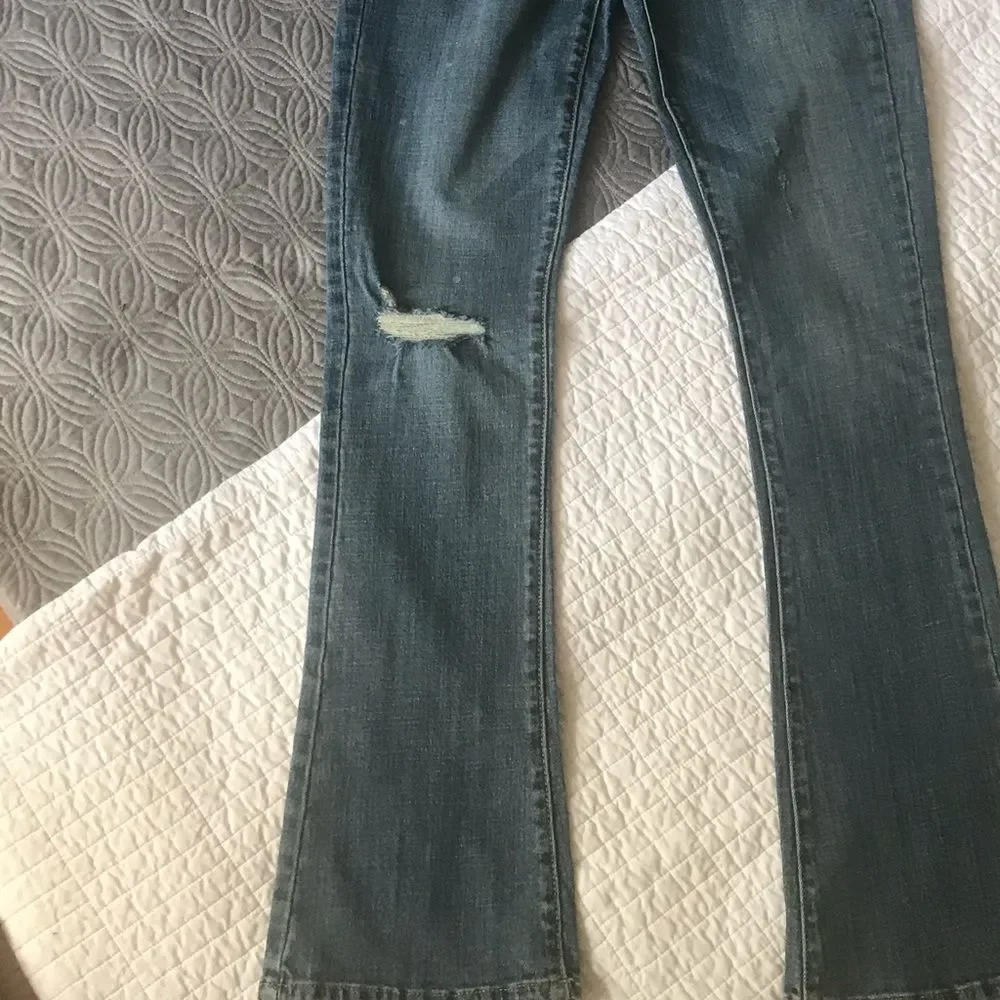 American Eagle Stretch Skinny Kick Jeans - Size 4 - Picture 2 of 4